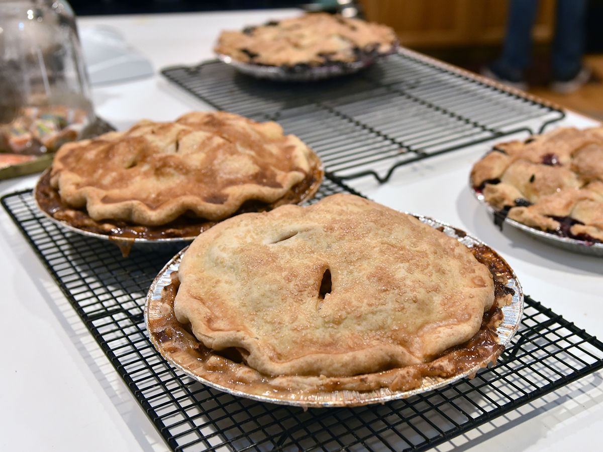 Fresh-baked pies